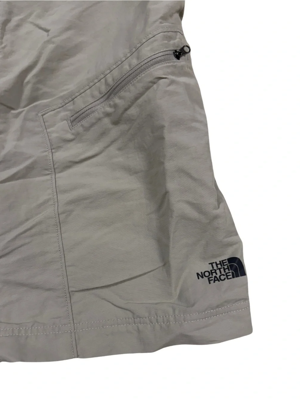 The North Face Men’s Khaki Beige Cargo Hiking Shorts with Belt Size Medium